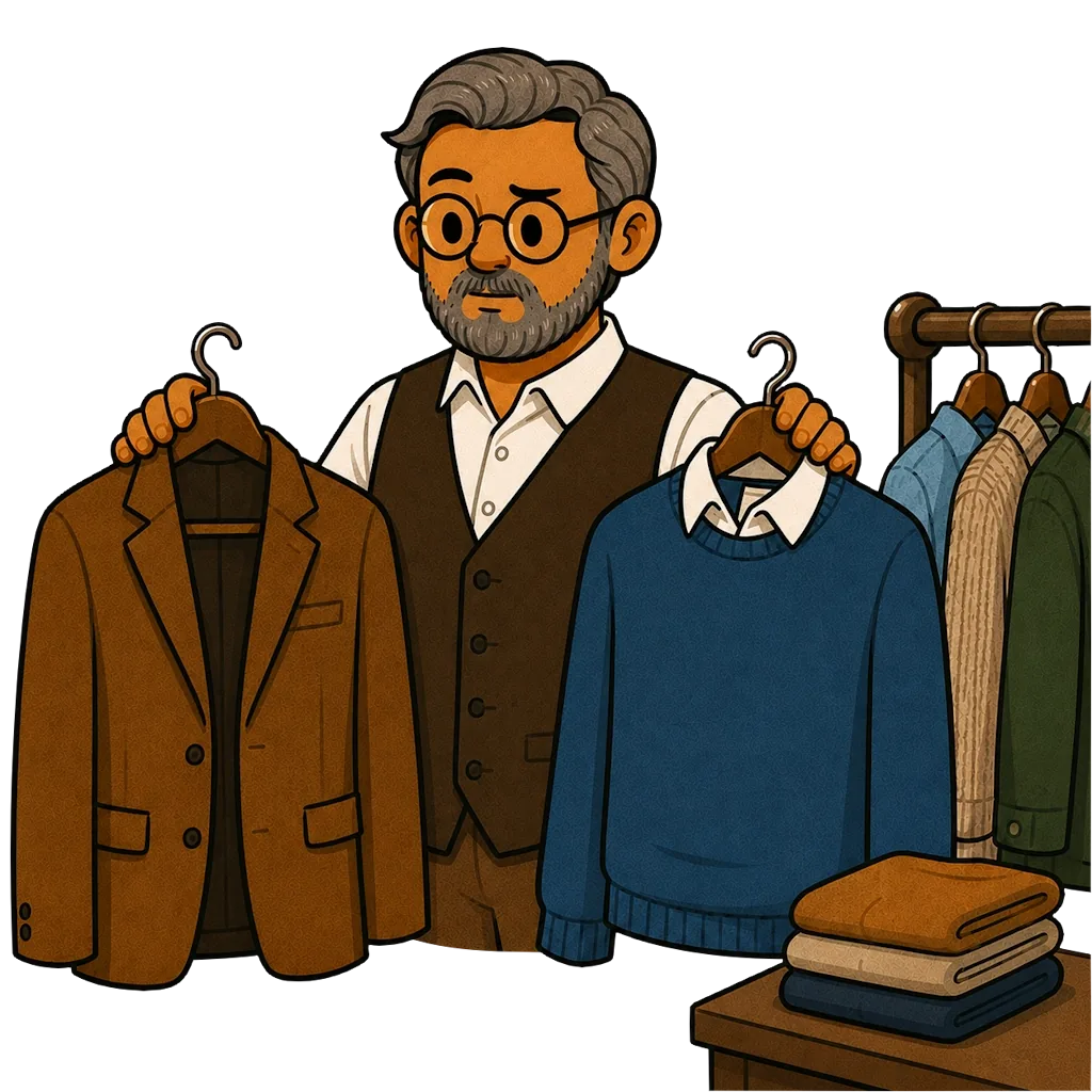 服とアクセサリー